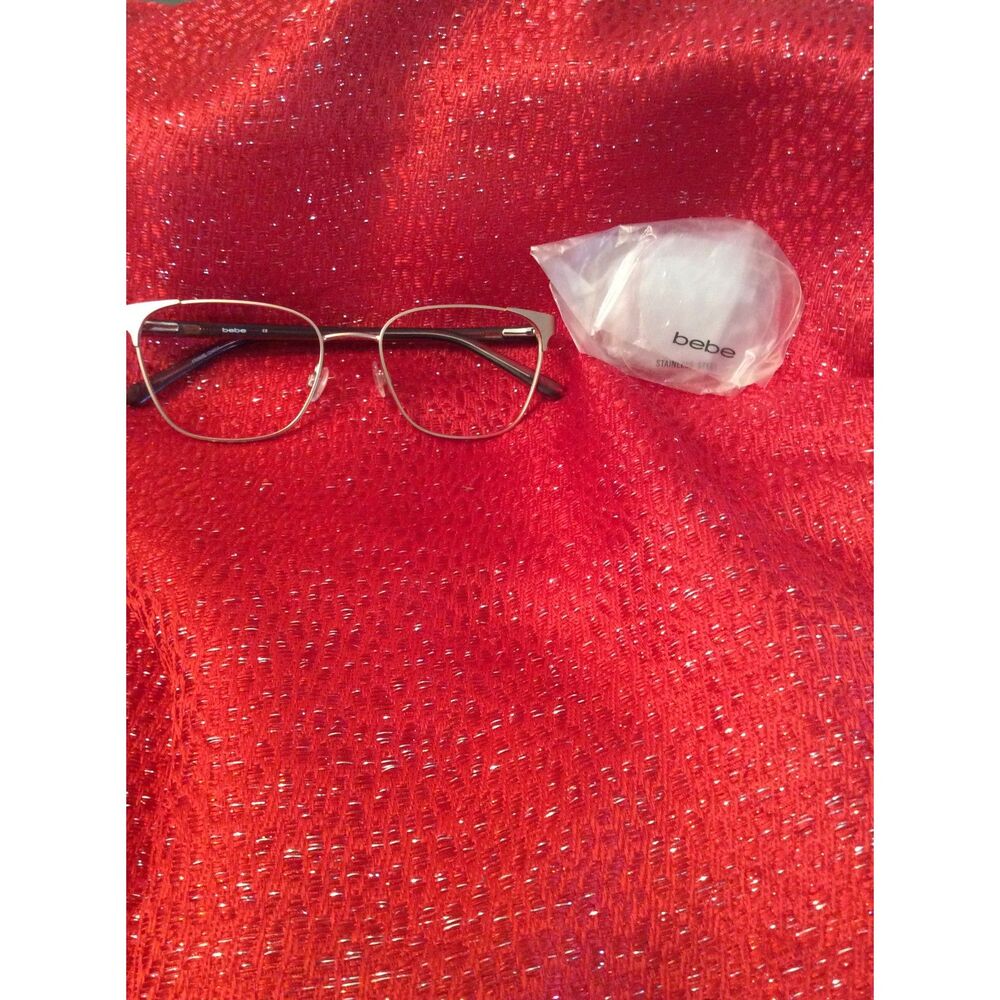 New Bebe Eye Wear glasses frames Rose Gold BB5200 Womens